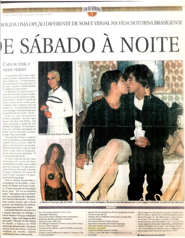 Matéria do Correio Braziliense 1996